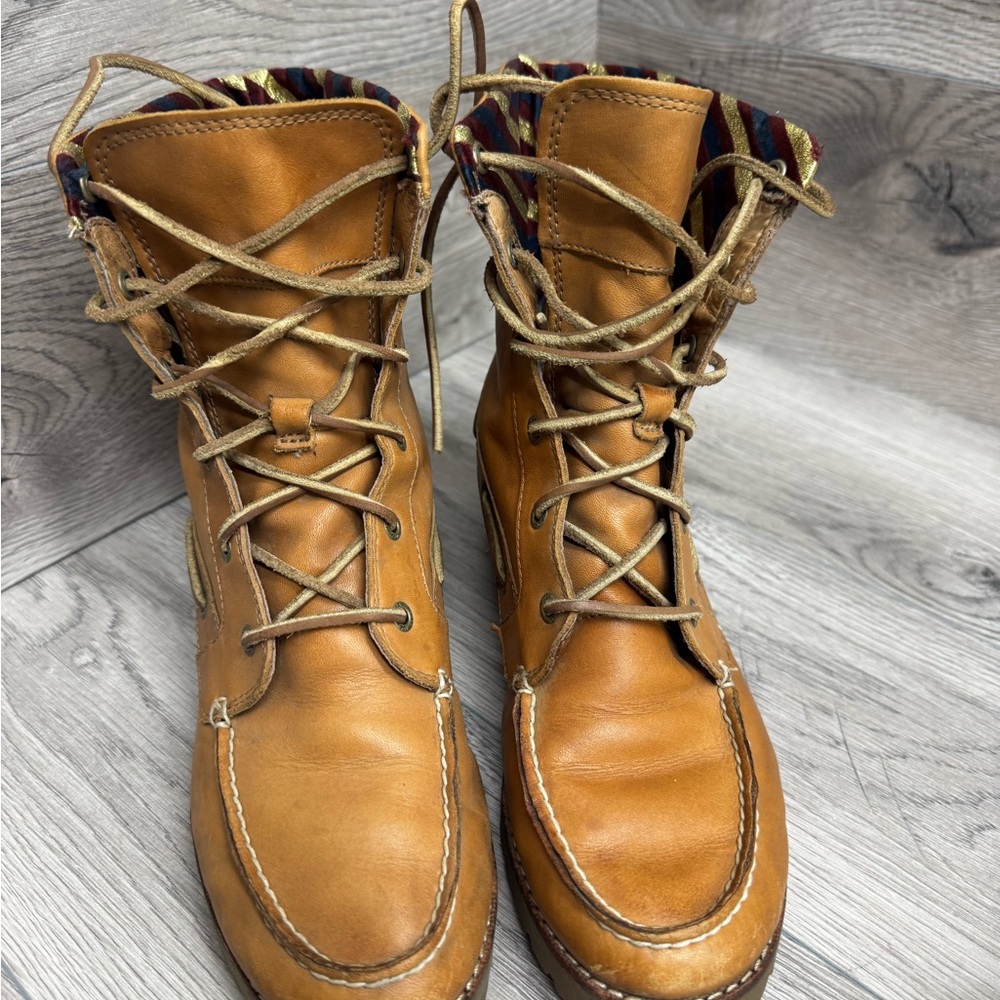 Sperry Womens top sider lug chukka leather boots size 7.5 - Picture 5 of 11